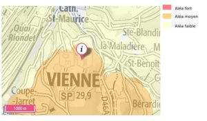 Carte GBM de Vienne